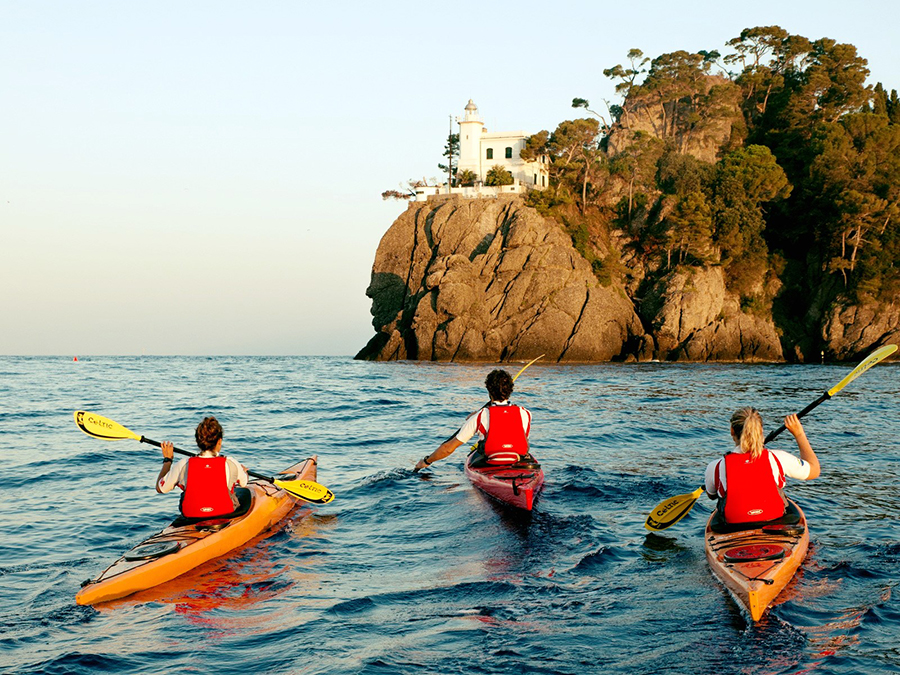 Kayak Tour in Liguria a Portofino