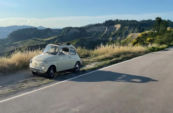 Tour delle Colline Bolognesi in Fiat 500 d’epoca