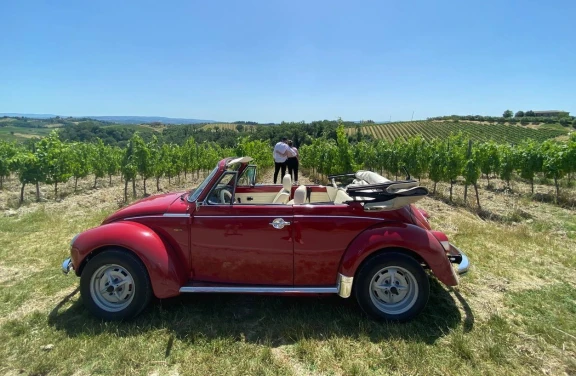 Tour in Maggiolino con pranzo tra i Vigneti del Chianti