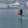 Lezione di E-Foil a Lecco sul Lago di Como