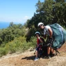 Parapendio a Castellammare del Golfo