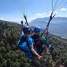 Parapendio sul Lago di Levico in Trentino