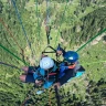 Parapendio sul Lago di Levico in Trentino