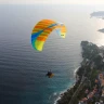 Parapendio sul mare a Sestri Levante