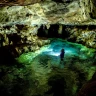 Speleologia nella Grotta di Punta degli Stretti