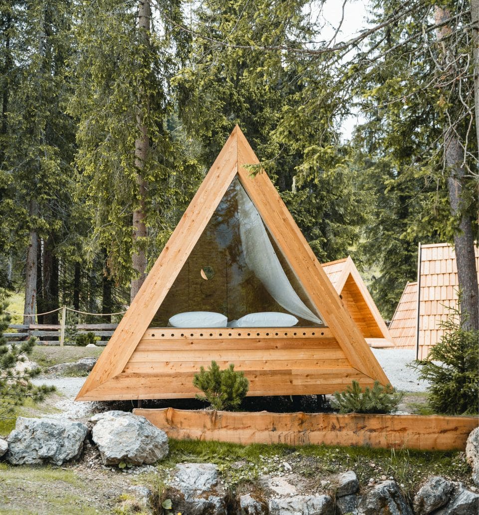 Soggiorno in A-Frame Cabin a San Cassiano in Val Badia