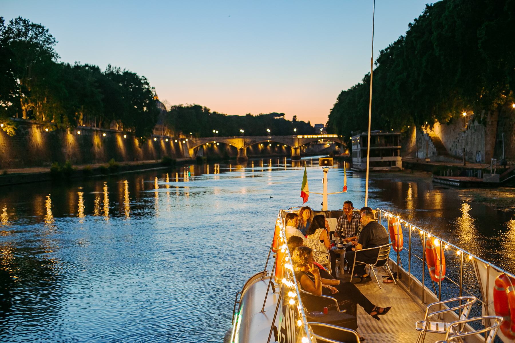 Cena sul Boat Jazz a Roma