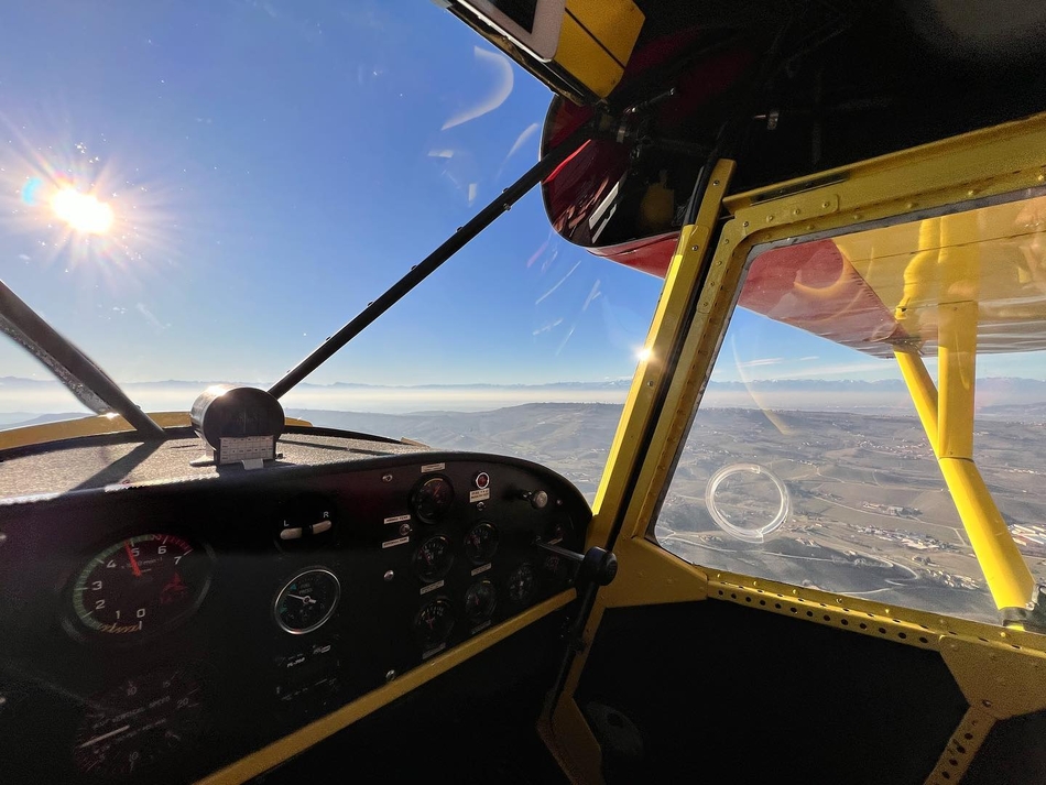 Prova di Pilotaggio su Ultraleggero vicino Cuneo