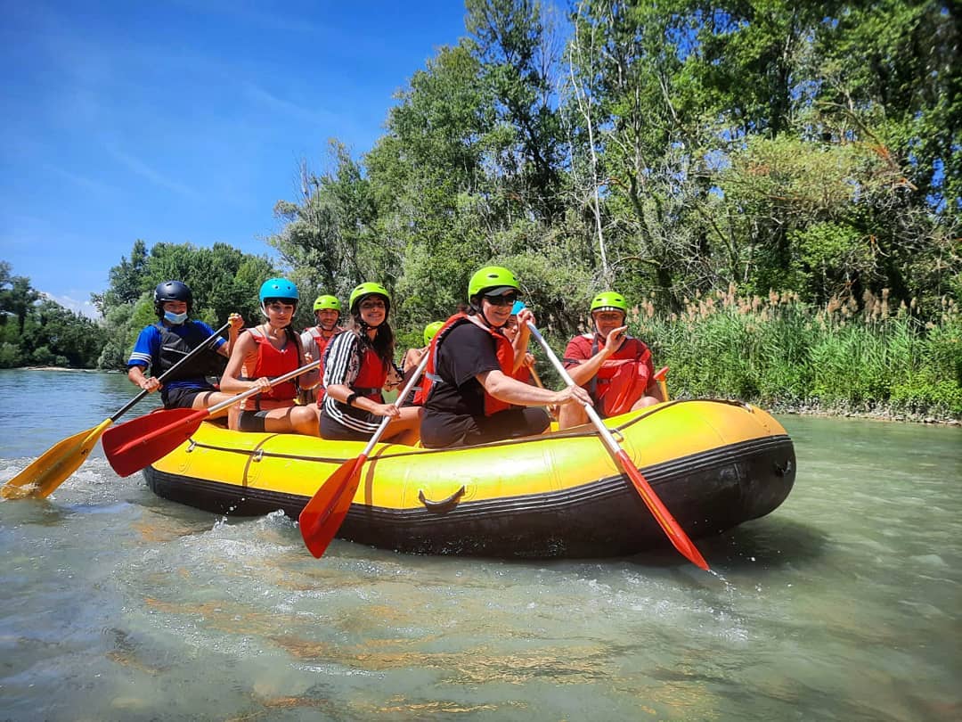 Rafting in Abruzzo vicino Chieti sul fiume Sangro