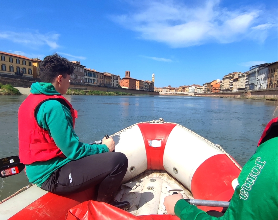 Rafting sull'Arno a Pisa