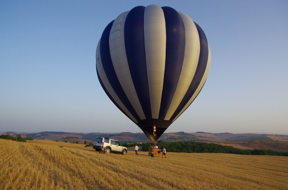 Giro in Mongolfiera a Pienza in Val d'Orcia