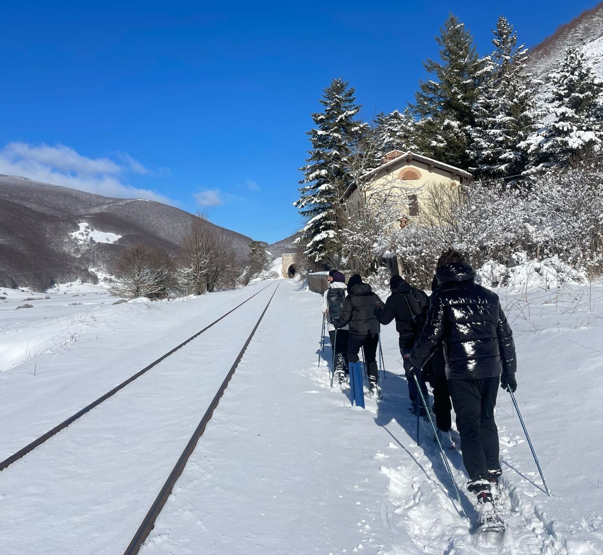 Ciaspolata nell'altopiano di Quarto Santa Chiara a Palena