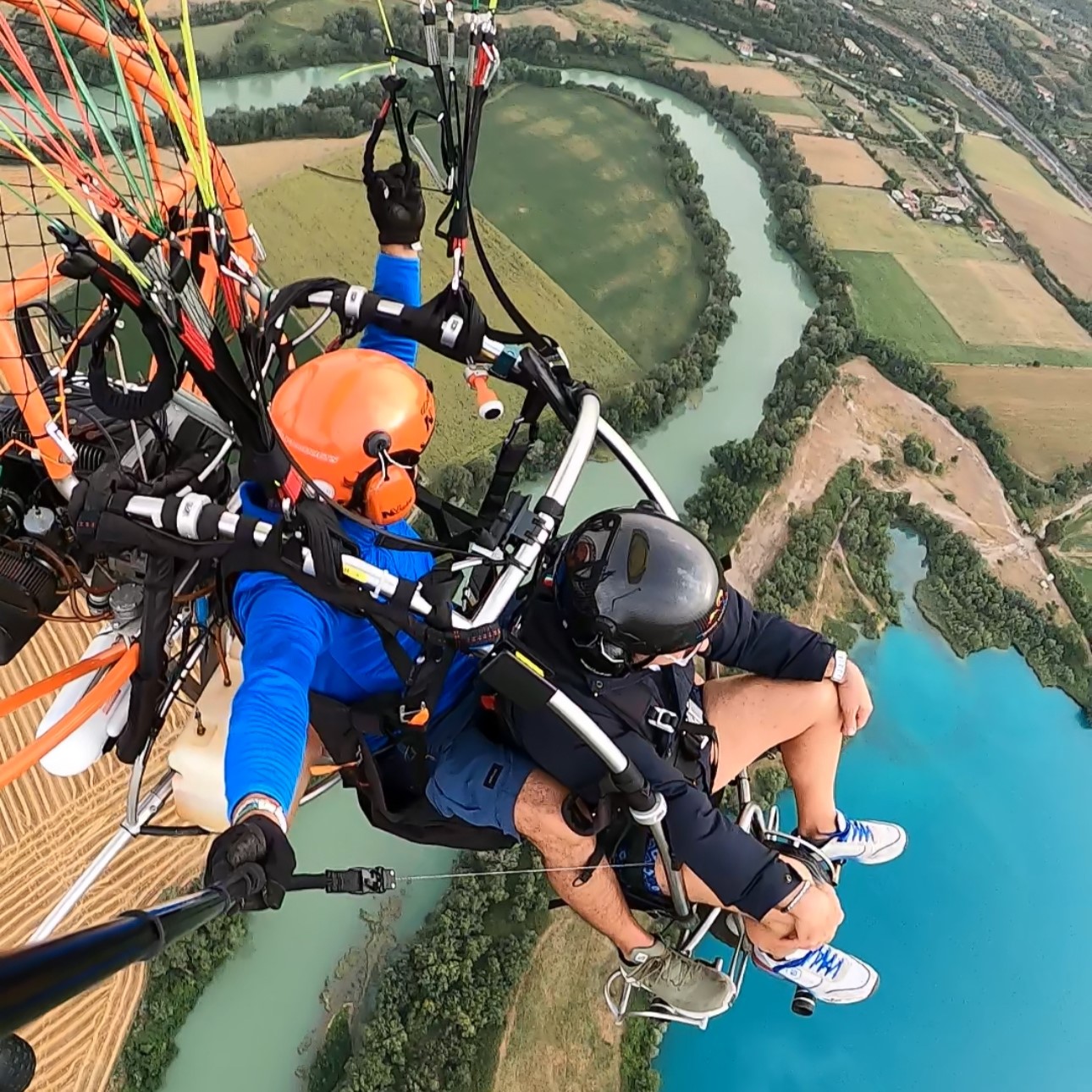 Volo in Parapendio a motore a Fiano Romano