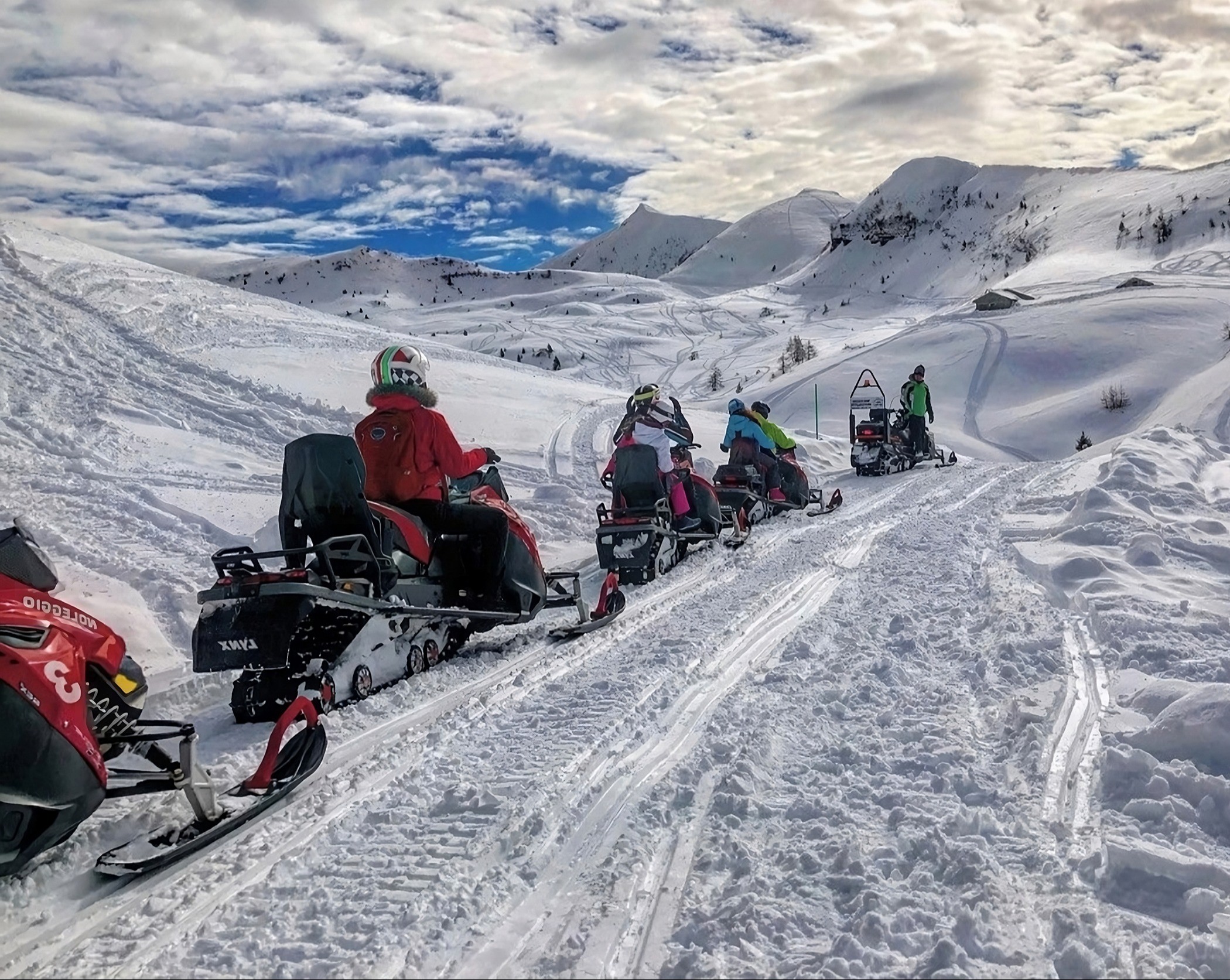 Escursione in Motoslitta a Montecampione