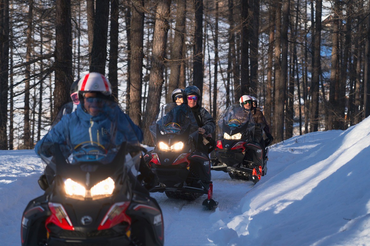 Escursione in Motoslitta a Sestriere