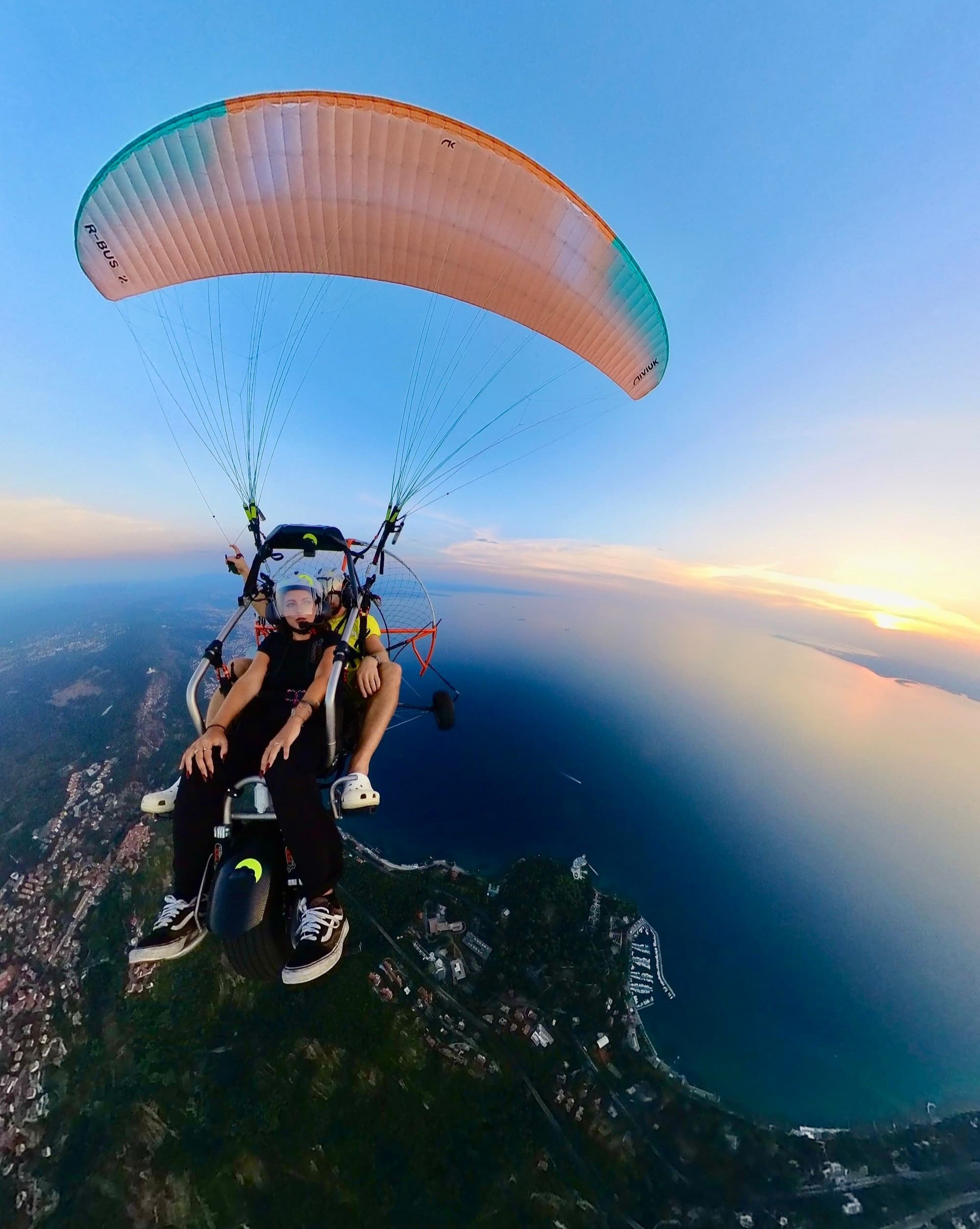 Volo in Paracarrello sul Golfo di Trieste